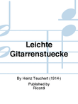 Leichte Gitarrenstuecke