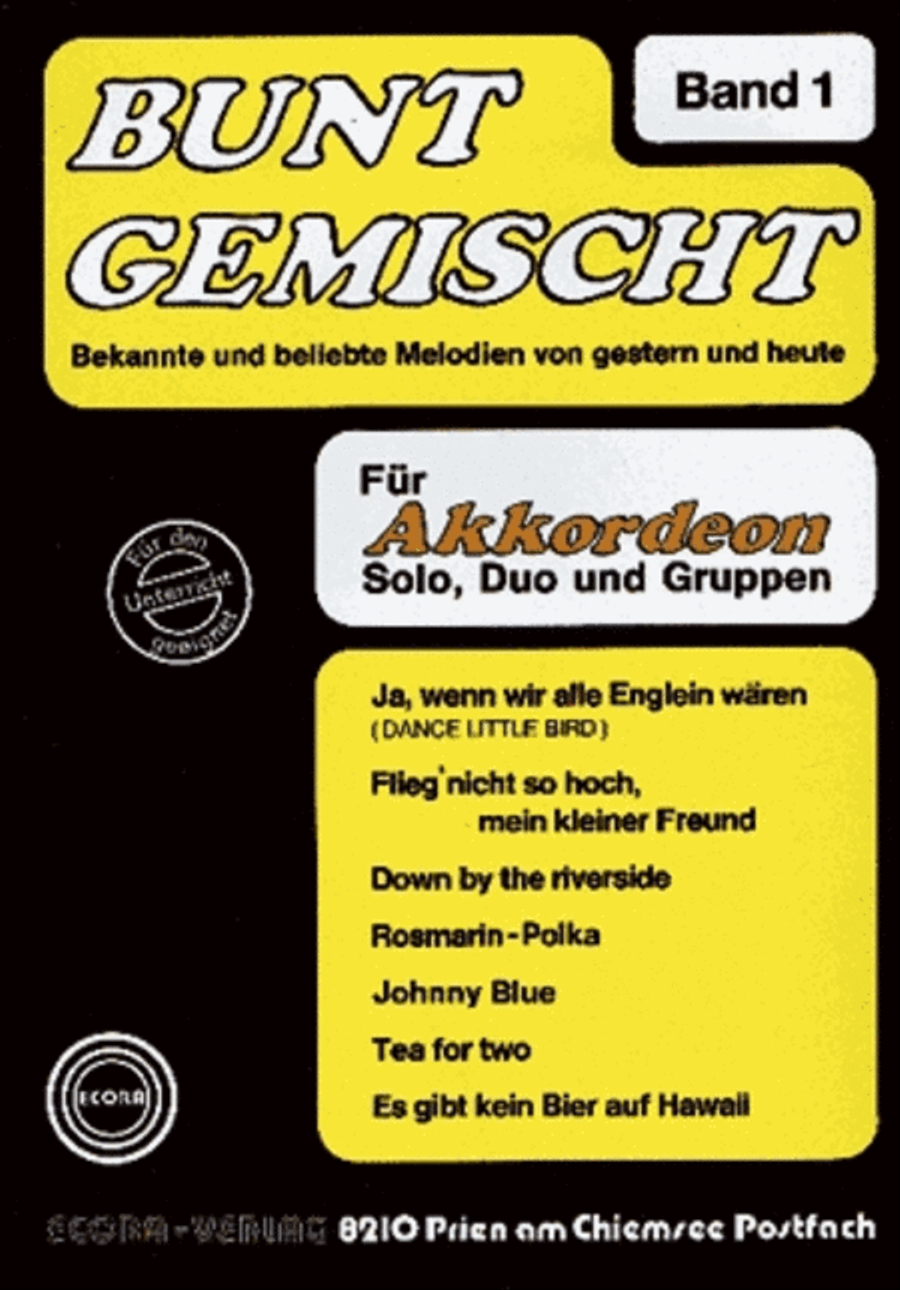 Bunt Gemischt 1 Accordion scores gallery preview page 1