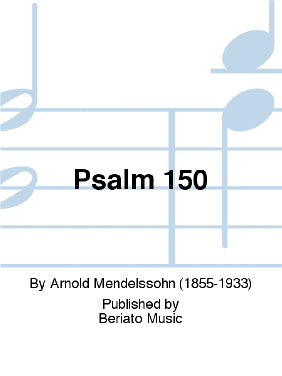 Psalm 150 Choir scores gallery preview page 1