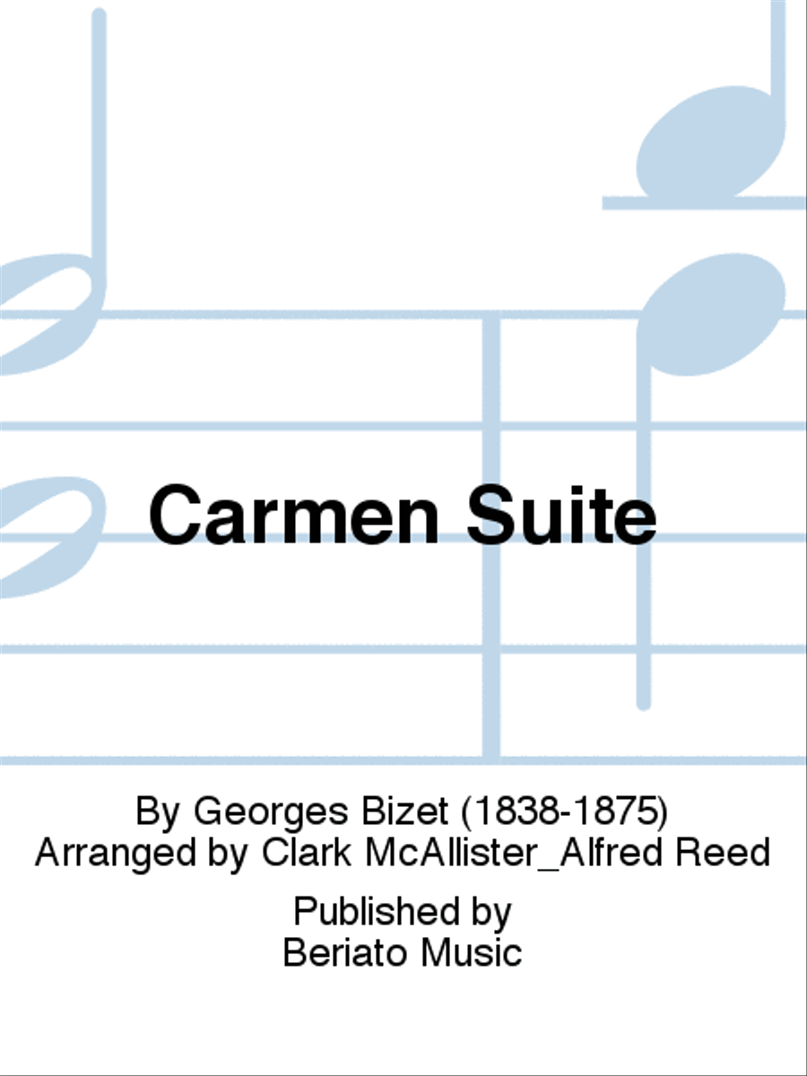Carmen Suite Concert Band scores gallery preview page 1