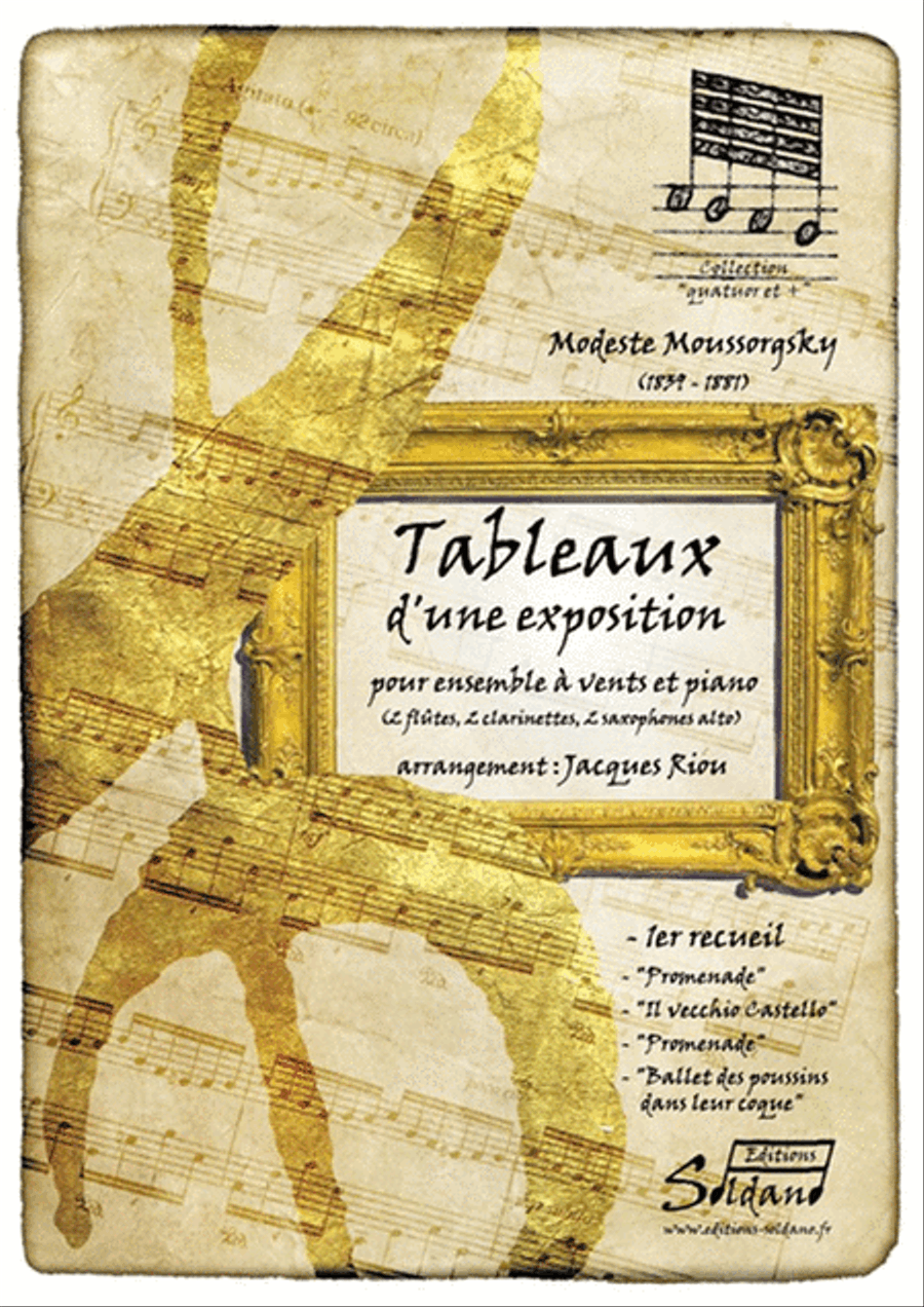 Tableaux D'Une Exposition - 1Er Recueil Piano Accompaniment scores gallery preview page 1