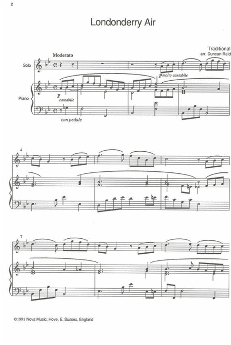 Londonderry Air Flute Solo scores gallery preview page 2