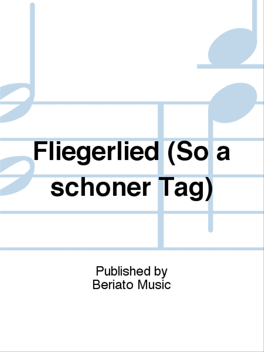 Fliegerlied (So a schöner Tag) Jazz Ensemble scores gallery preview page 1