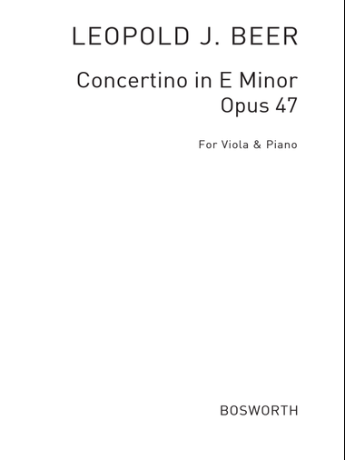 Concertino In E Minor Op. 47