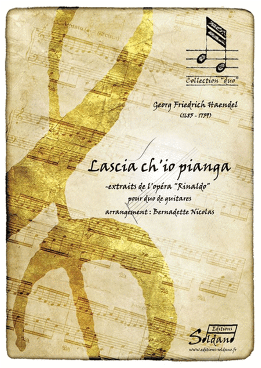 Lascia Ch'Io Pianga Guitar scores gallery preview page 1