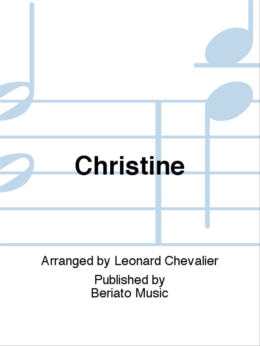 Christine Concert Band scores gallery preview page 1