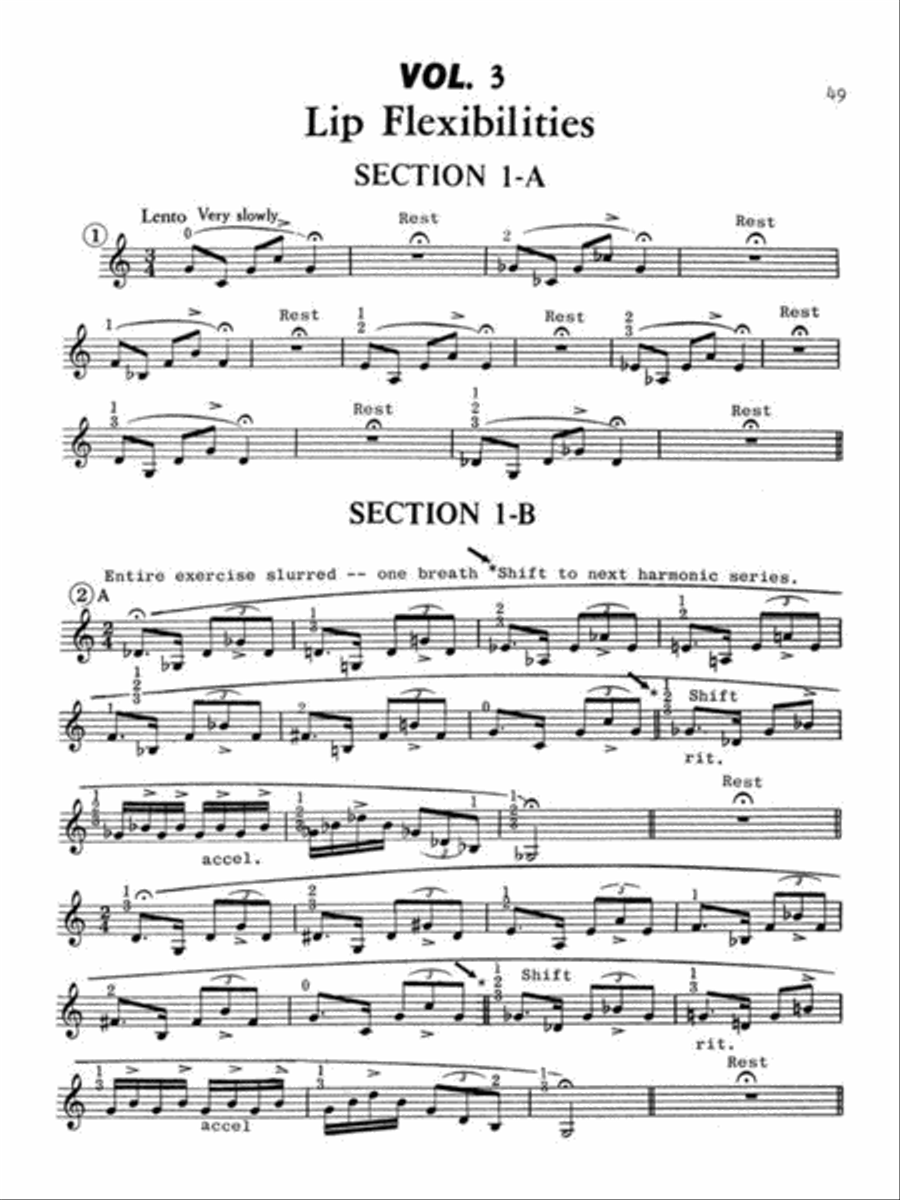 Advanced Lip Flexibilities Trumpet Solo scores gallery preview page 3