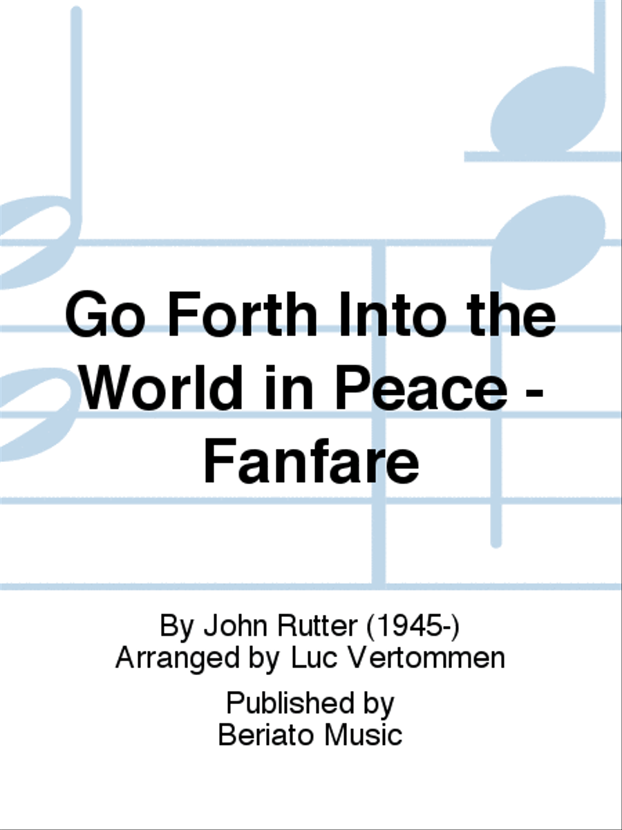 Go Forth Into the World in Peace - Fanfare Fanfare Band scores gallery preview page 1