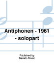 Antiphonen - 1961 - solopart