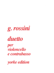 Duetto for cello and double bass