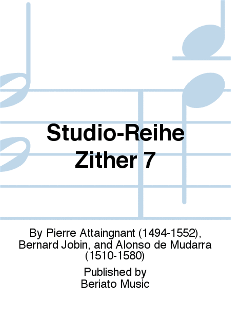 Studio-Reihe Zither 7 Zither scores gallery preview page 1