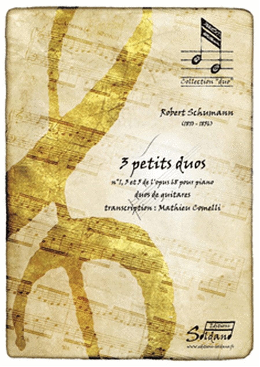 3 Petits Duos Classical Guitar scores gallery preview page 1