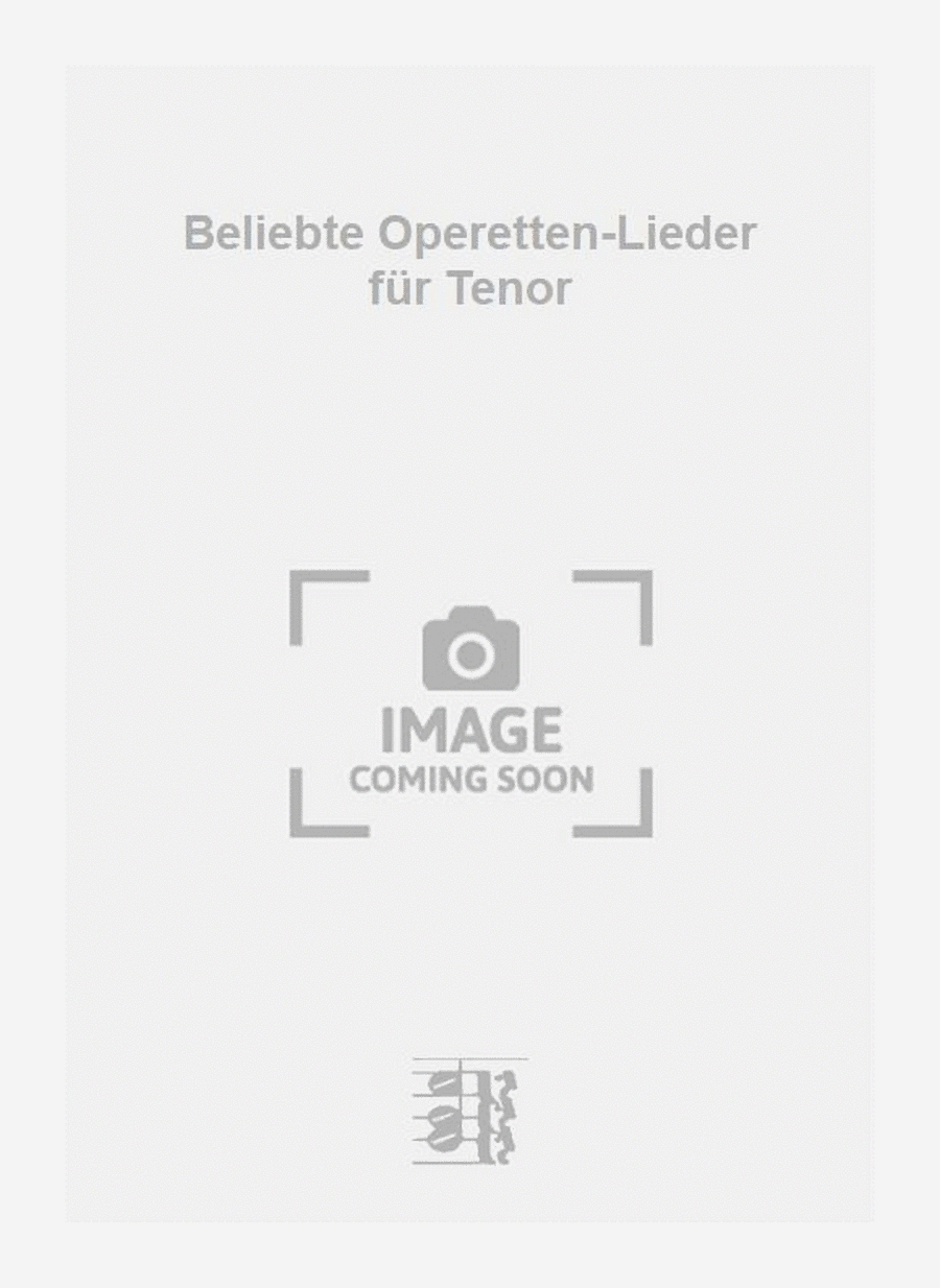 Beliebte Operetten-Lieder für Tenor Voice Solo scores gallery preview page 1