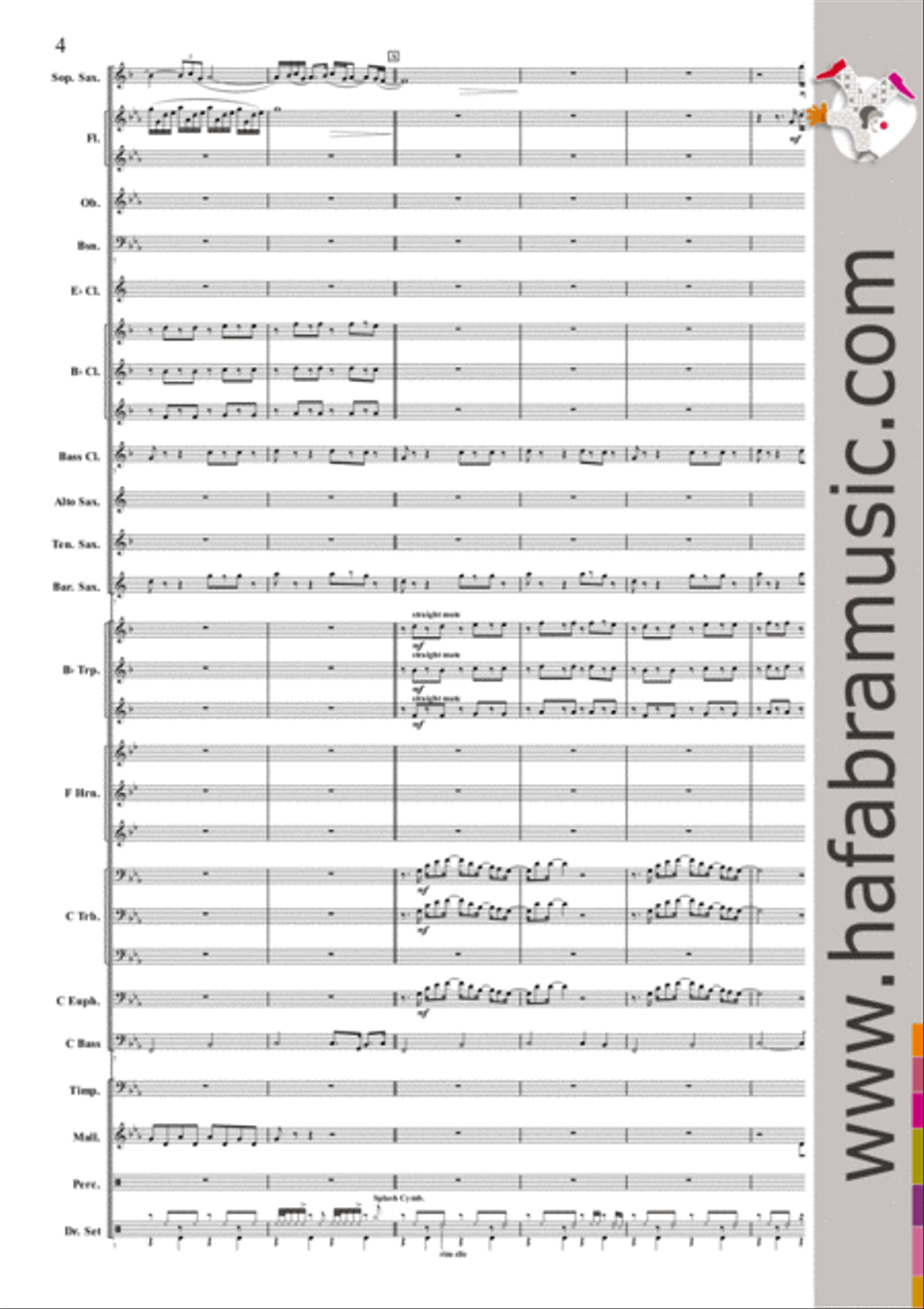 Englishman in New York Englishman in New York Concert Band scores gallery preview page 3