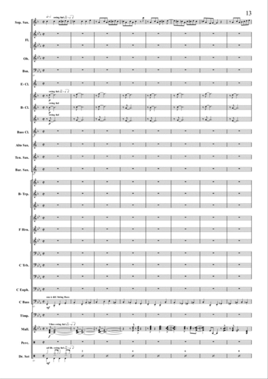 Englishman in New York Englishman in New York Concert Band scores gallery preview page 12
