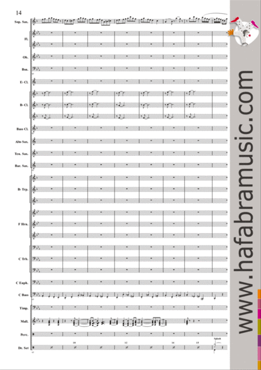 Englishman in New York Englishman in New York Concert Band scores gallery preview page 13