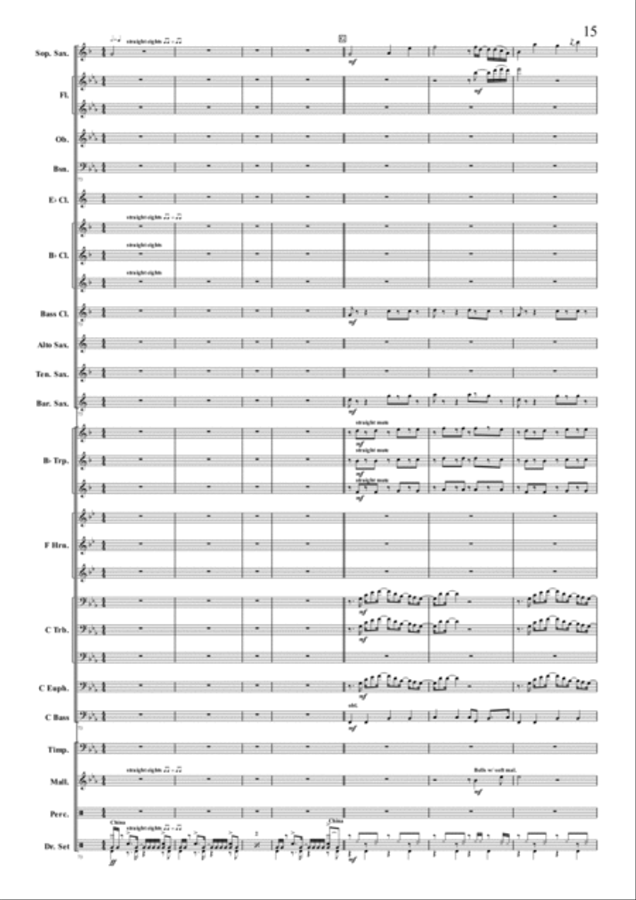 Englishman in New York Englishman in New York Concert Band scores gallery preview page 14