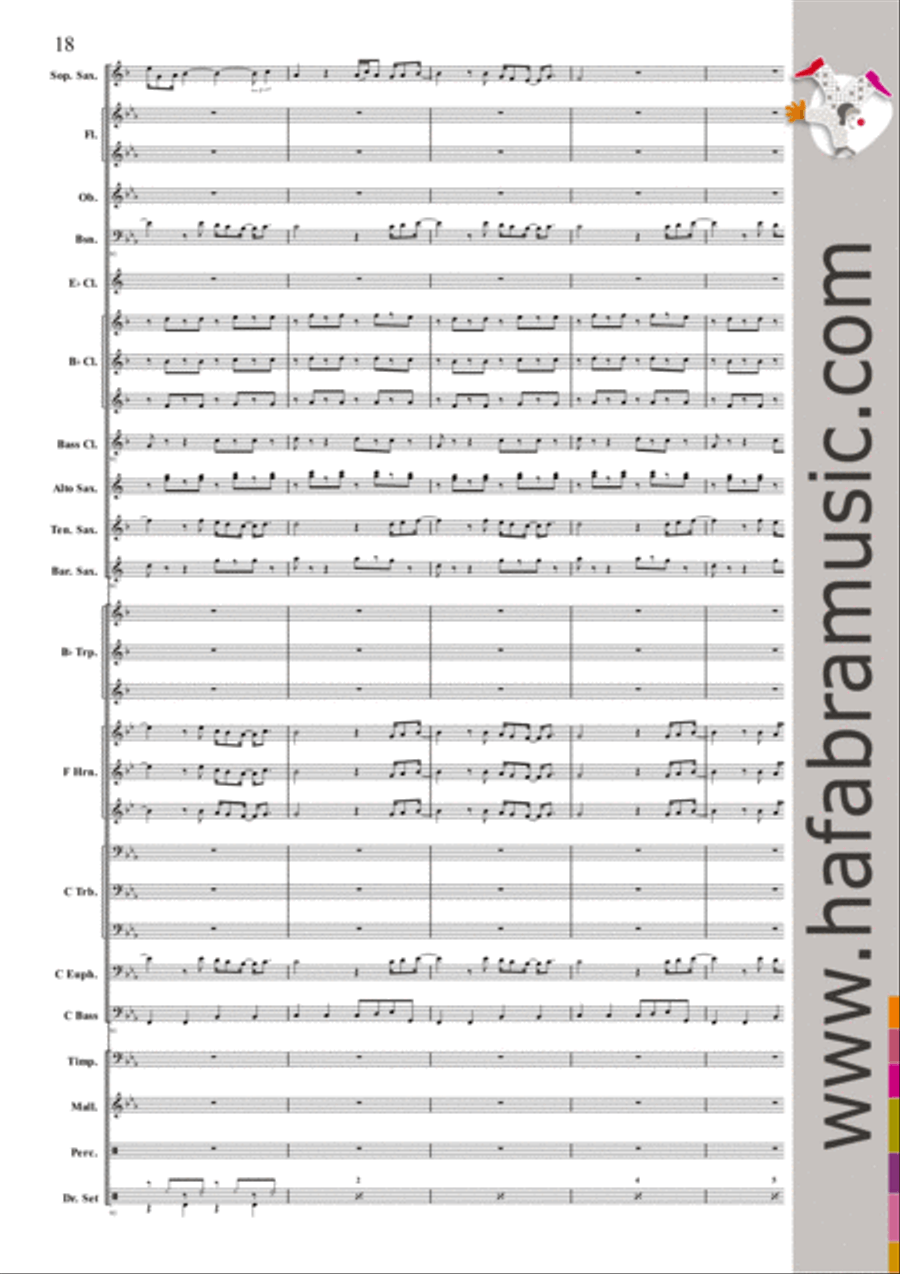 Englishman in New York Englishman in New York Concert Band scores gallery preview page 17