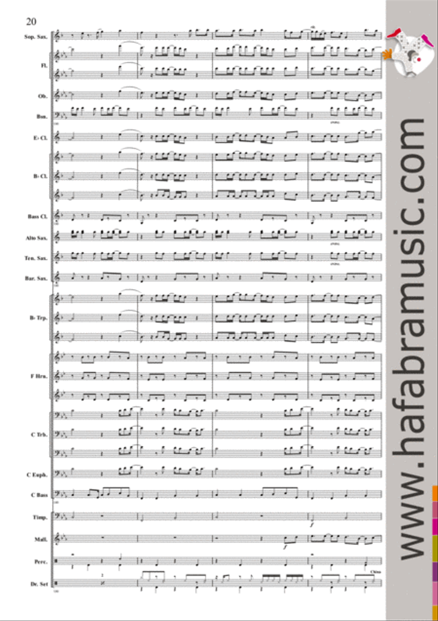 Englishman in New York Englishman in New York Concert Band scores gallery preview page 19