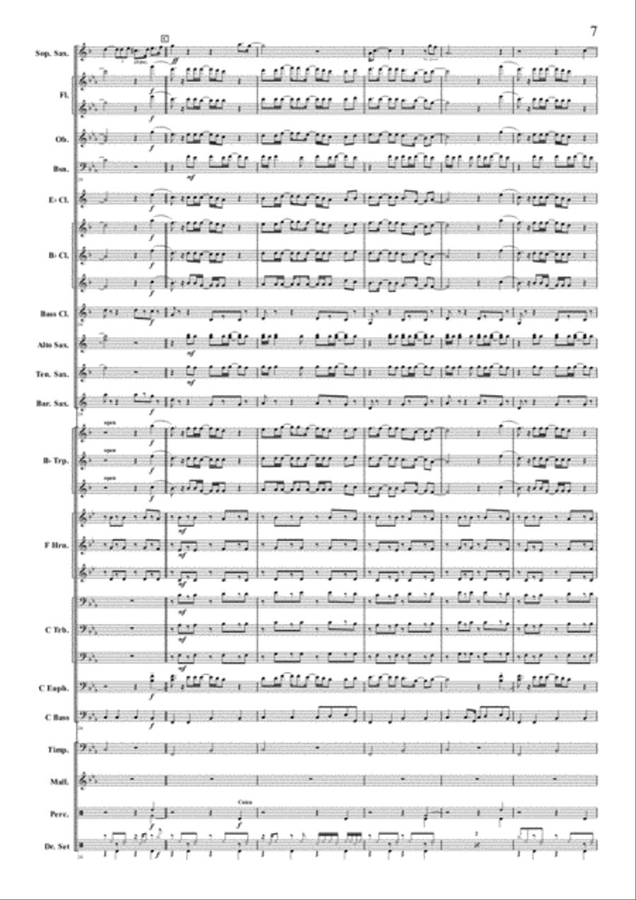 Englishman in New York Englishman in New York Concert Band scores gallery preview page 6