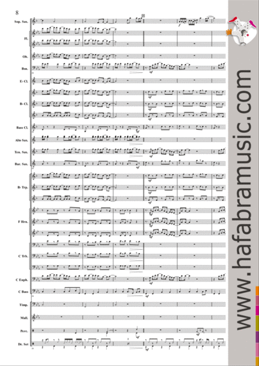 Englishman in New York Englishman in New York Concert Band scores gallery preview page 7