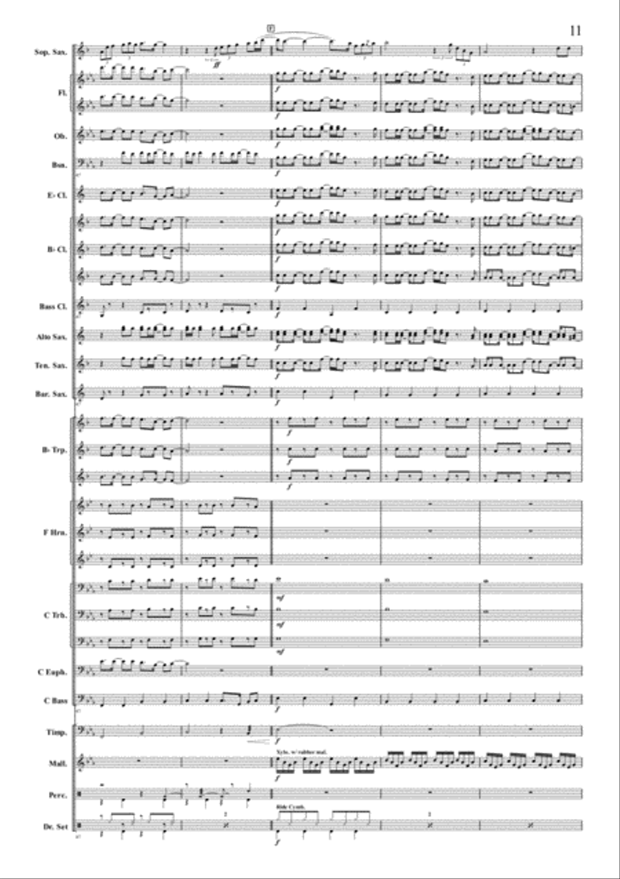 Englishman in New York Englishman in New York Concert Band scores gallery preview page 10