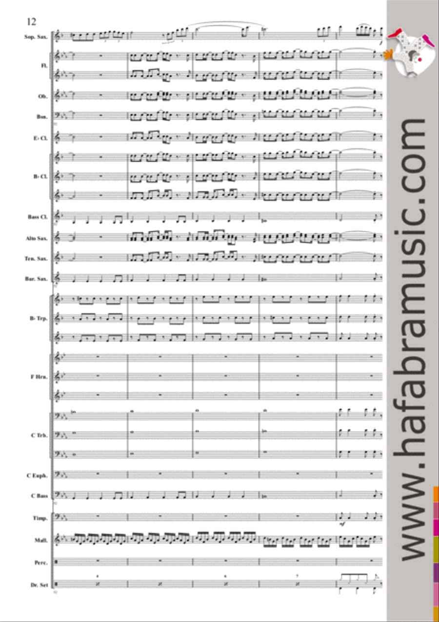 Englishman in New York Englishman in New York Concert Band scores gallery preview page 11