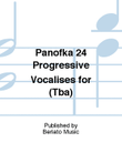 Panofka: 24 Progressive Vocalises for Tuba