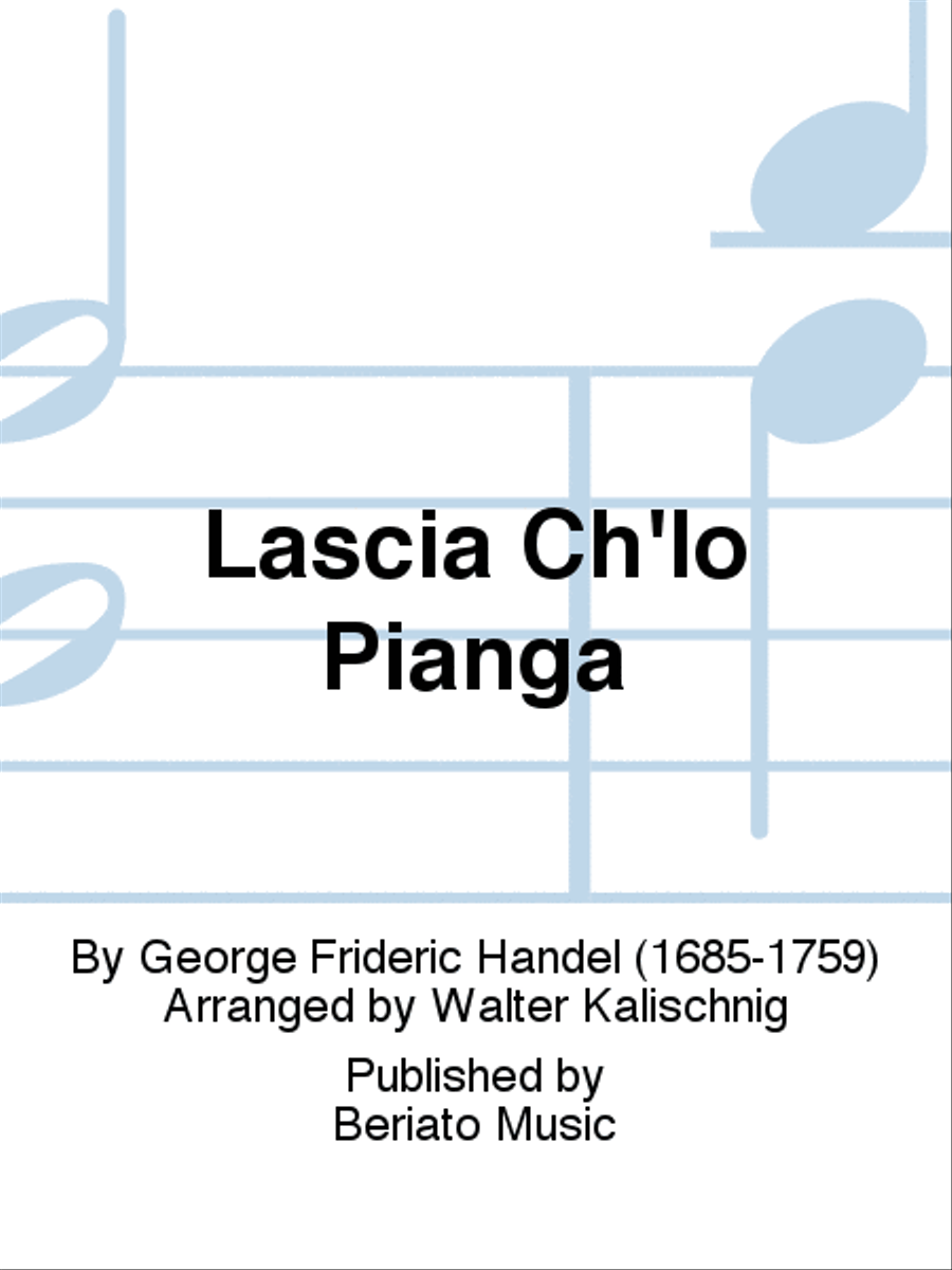 Lascia Ch'Io Pianga Brass Band scores gallery preview page 1