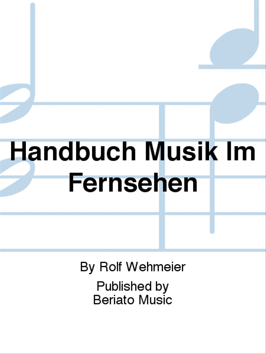 Handbuch Musik Im Fernsehen CD scores gallery preview page 1