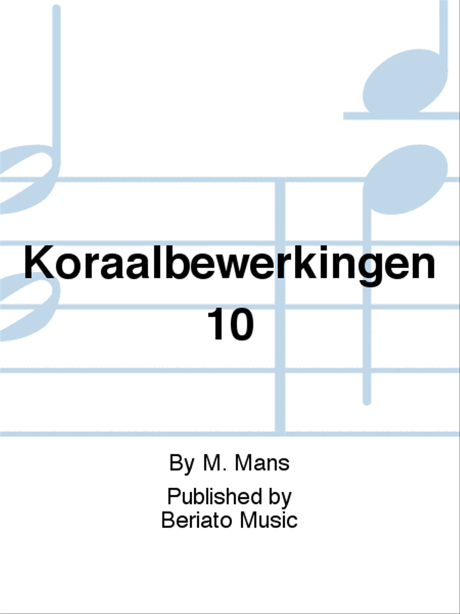 Koraalbewerkingen 10 Organ scores gallery preview page 1