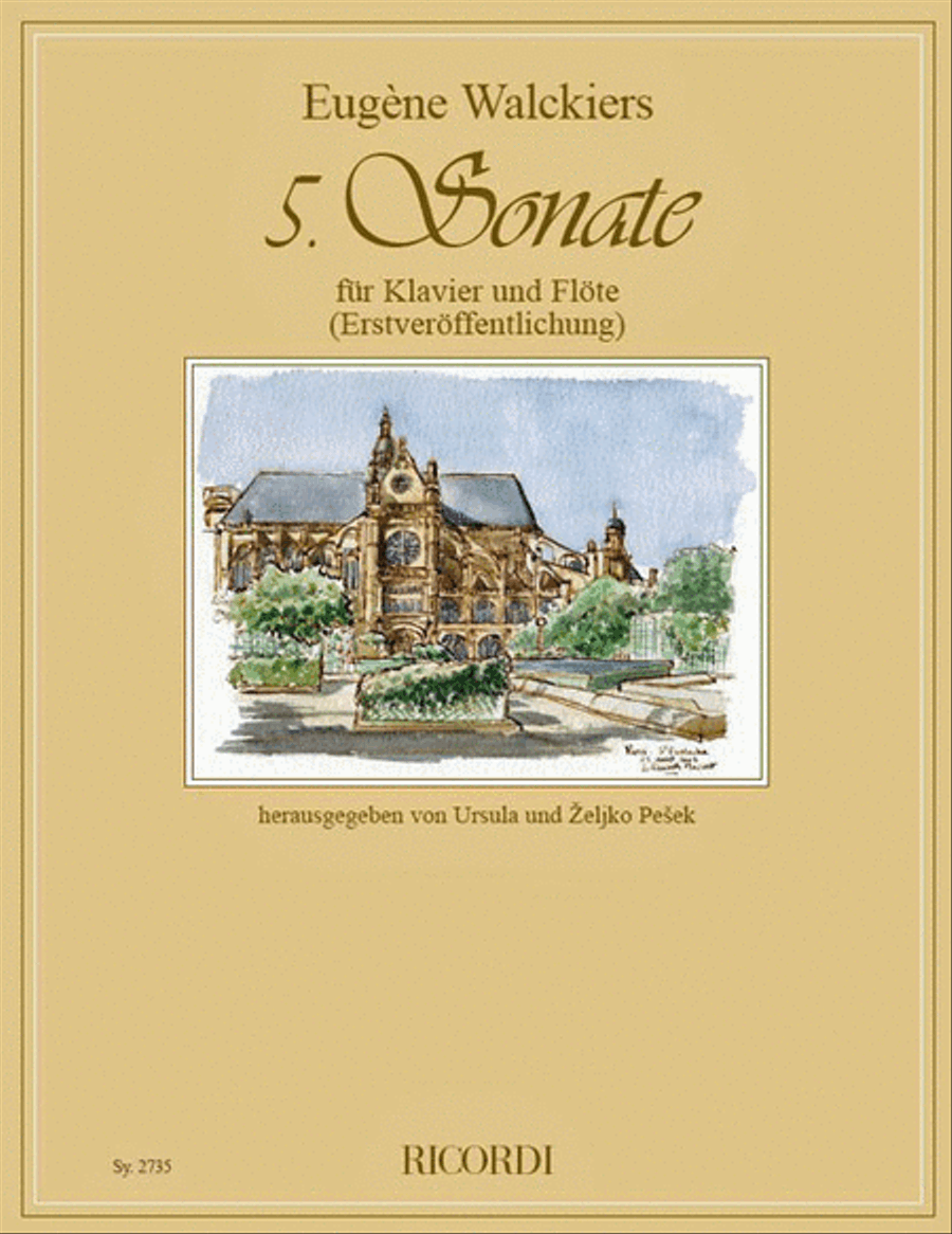 Sonate Nr. 5 (Erstveröffentlichung) Flute Solo scores gallery preview page 1