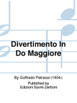 Divertimento In Do Maggiore