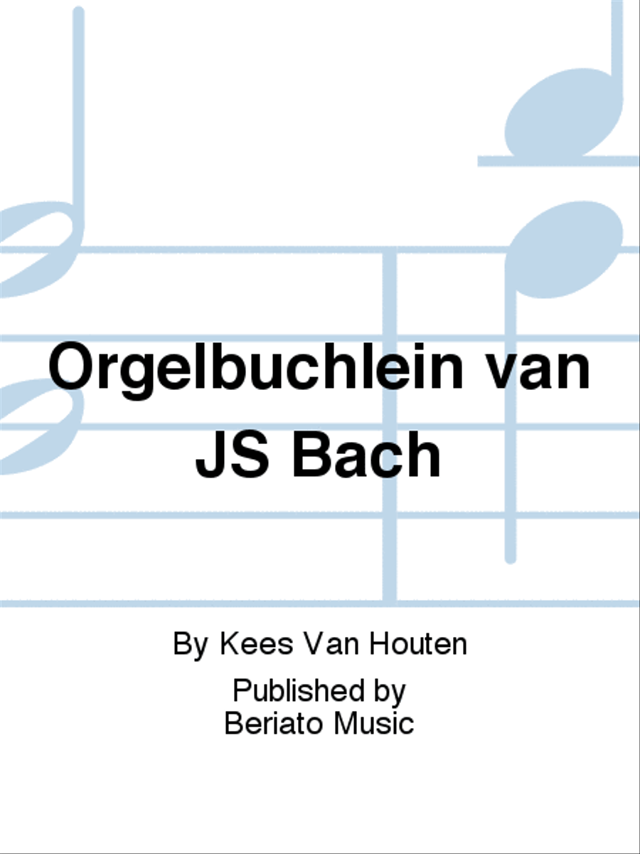 Orgelbüchlein van JS Bach Organ scores gallery preview page 1