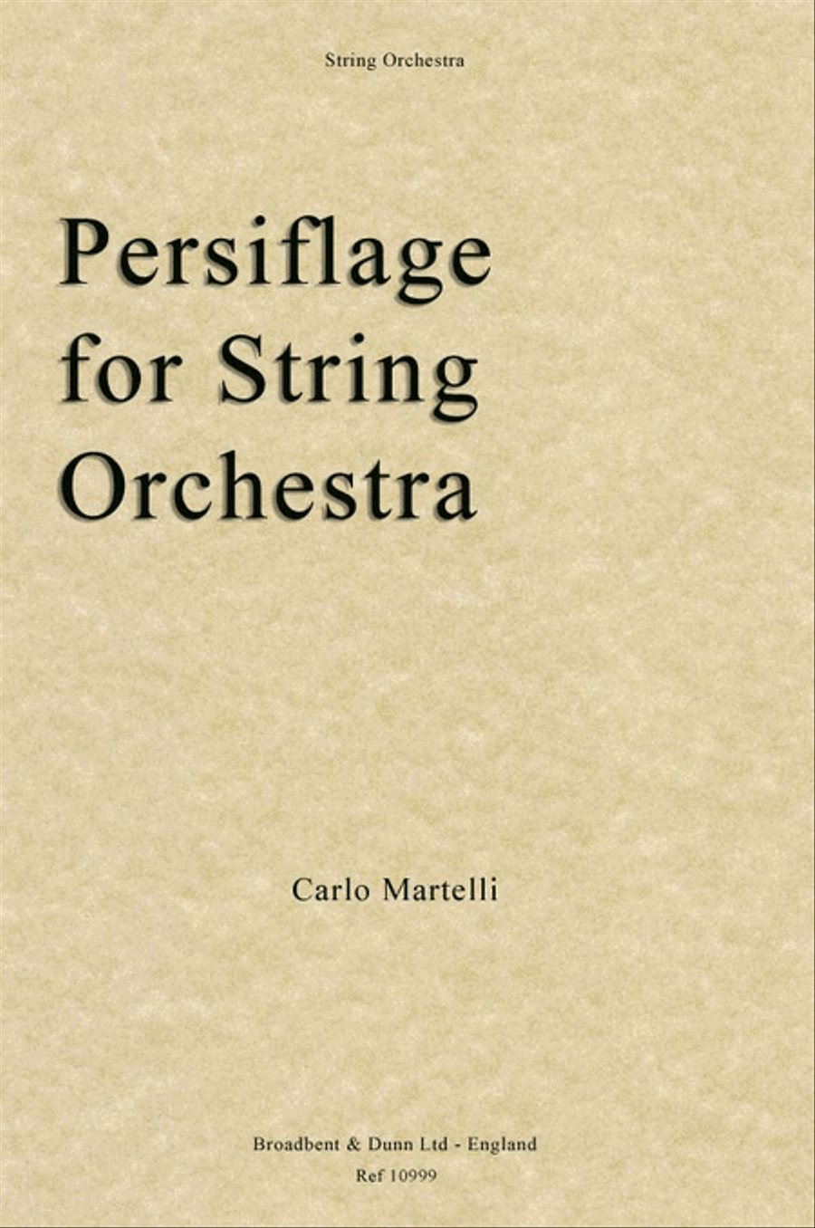 Persiflage String Orchestra scores gallery preview page 1