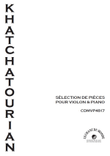 Selection De Pieces Pour Violon Et Piano