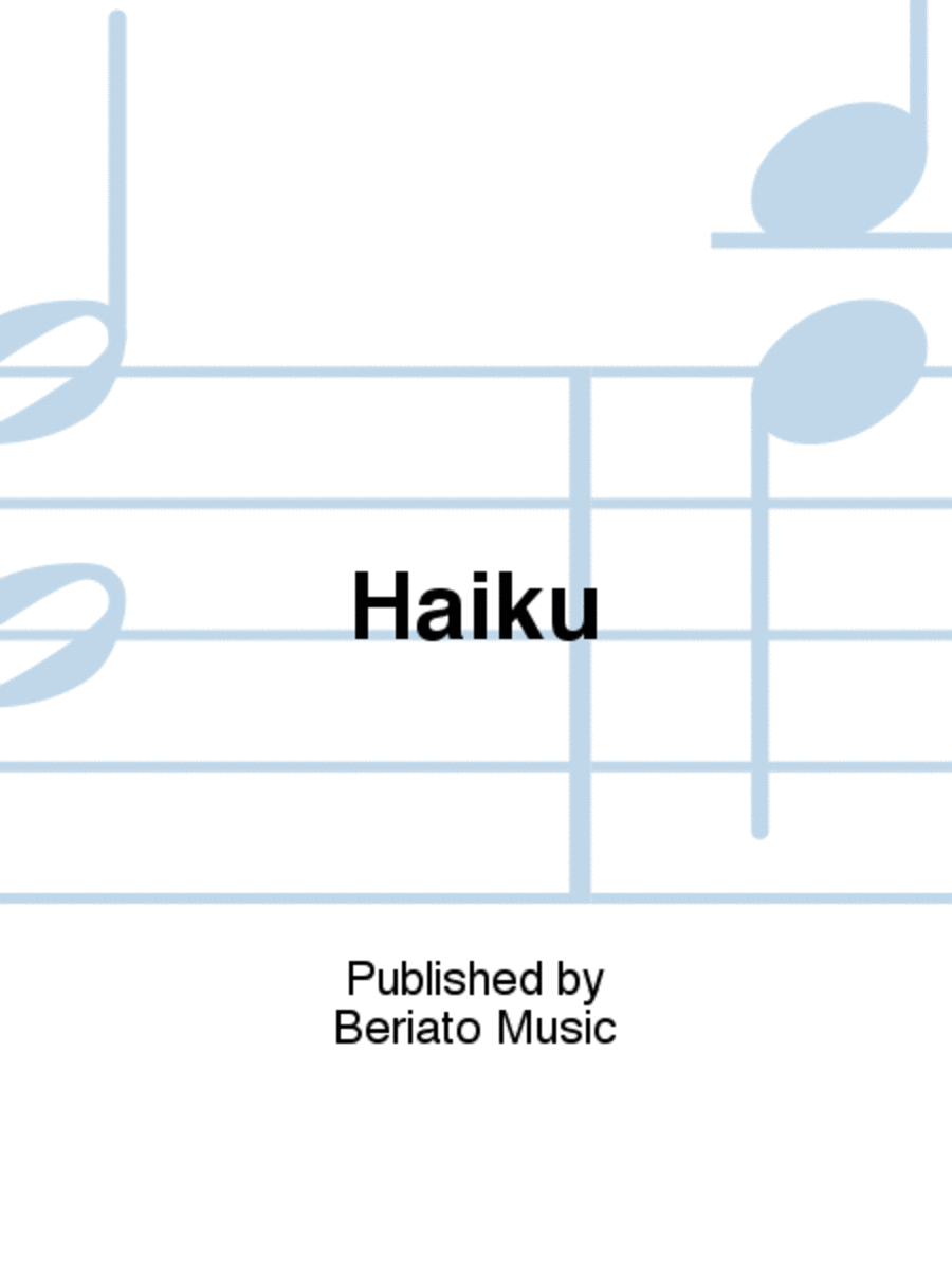 Haiku Flute Solo scores gallery preview page 1