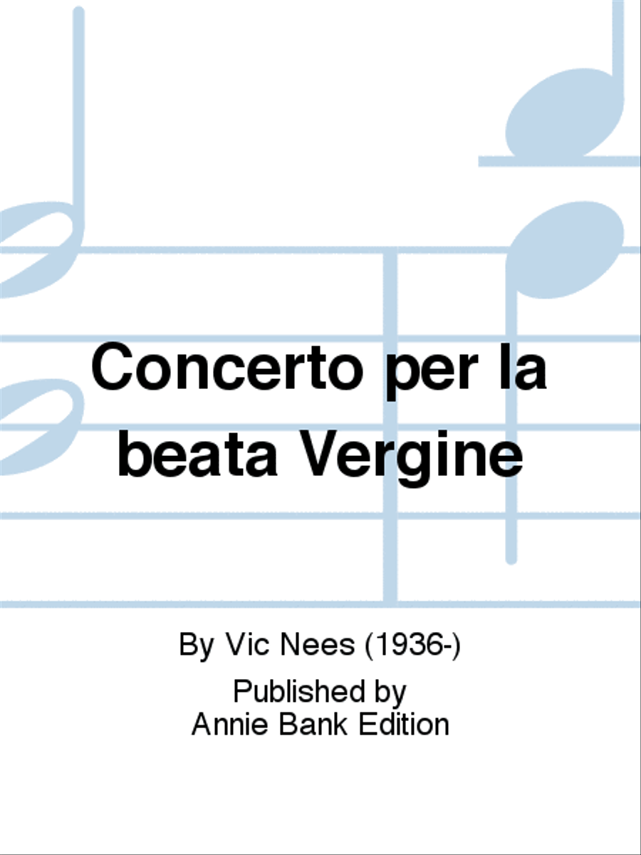 Concerto per la beata Vergine Oboe Solo scores gallery preview page 1
