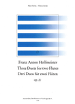 Three Duets for two Flutes Op. 20 Vol. 1