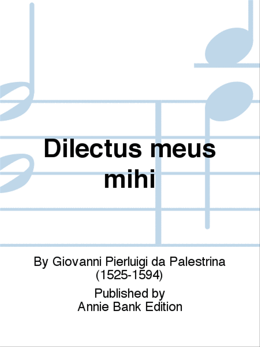 Dilectus meus mihi SATTB scores gallery preview page 1