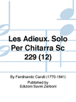 Les Adieux. Solo Per Chitarra Sc 229 (12)
