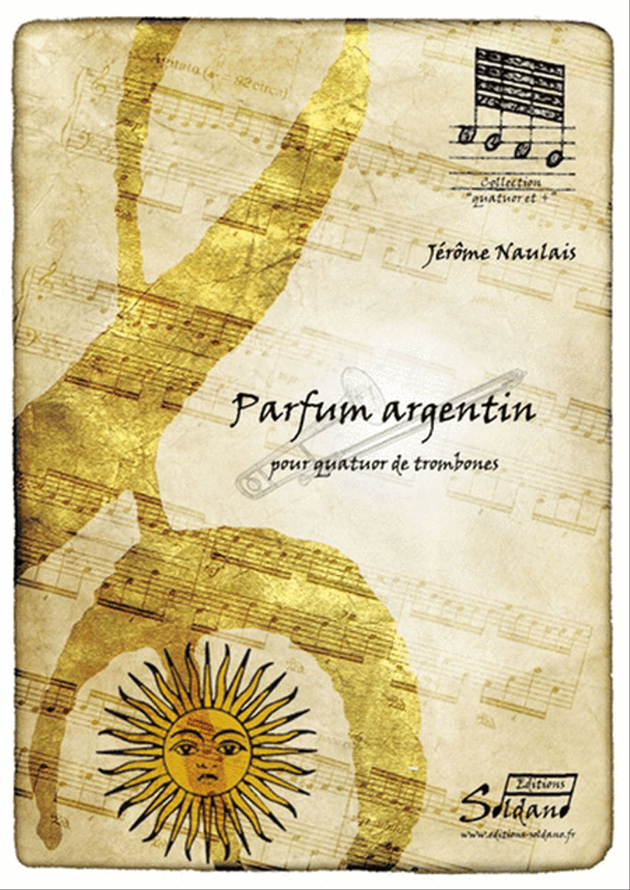 Parfum Argentin Trombone Quartet scores gallery preview page 1