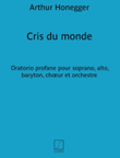 Cris Du Monde Chant-Piano Reduction