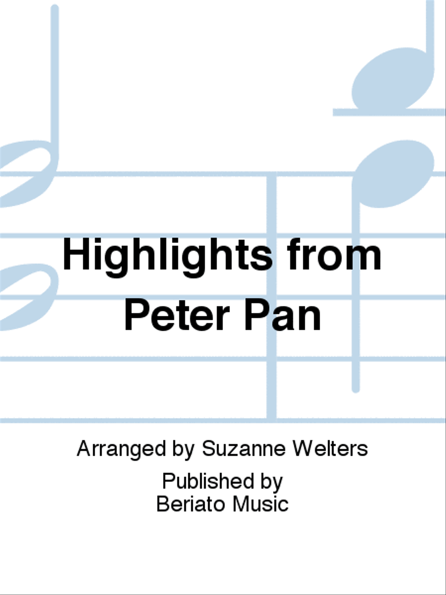 Highlights from Peter Pan Concert Band scores gallery preview page 1