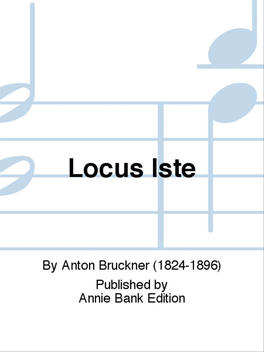 Locus Iste 4-Part scores gallery preview page 1