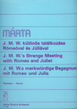 J.M.W.'s merkwürdige Begegnung mit Romeo und Julia