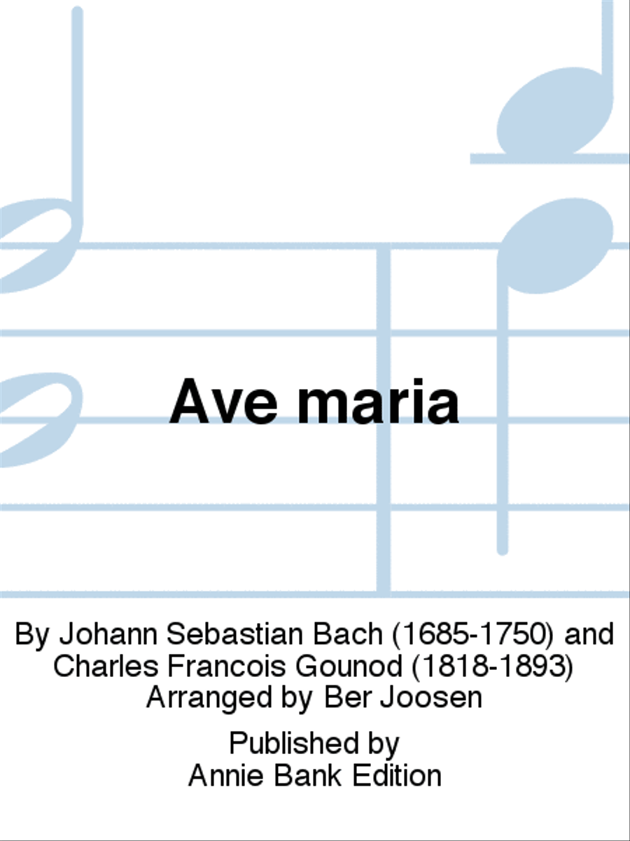 Ave maria 4-Part scores gallery preview page 1