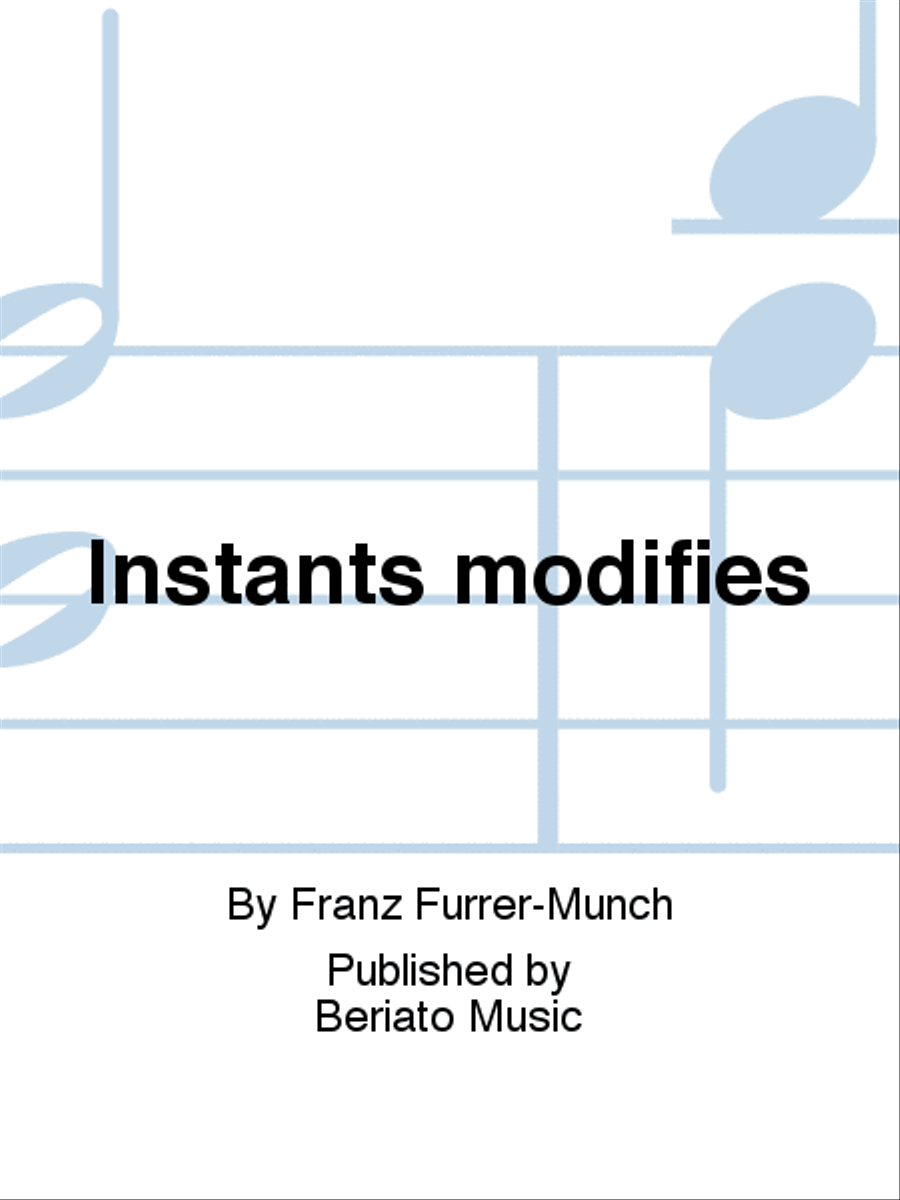 Instants modifiés Cello scores gallery preview page 1