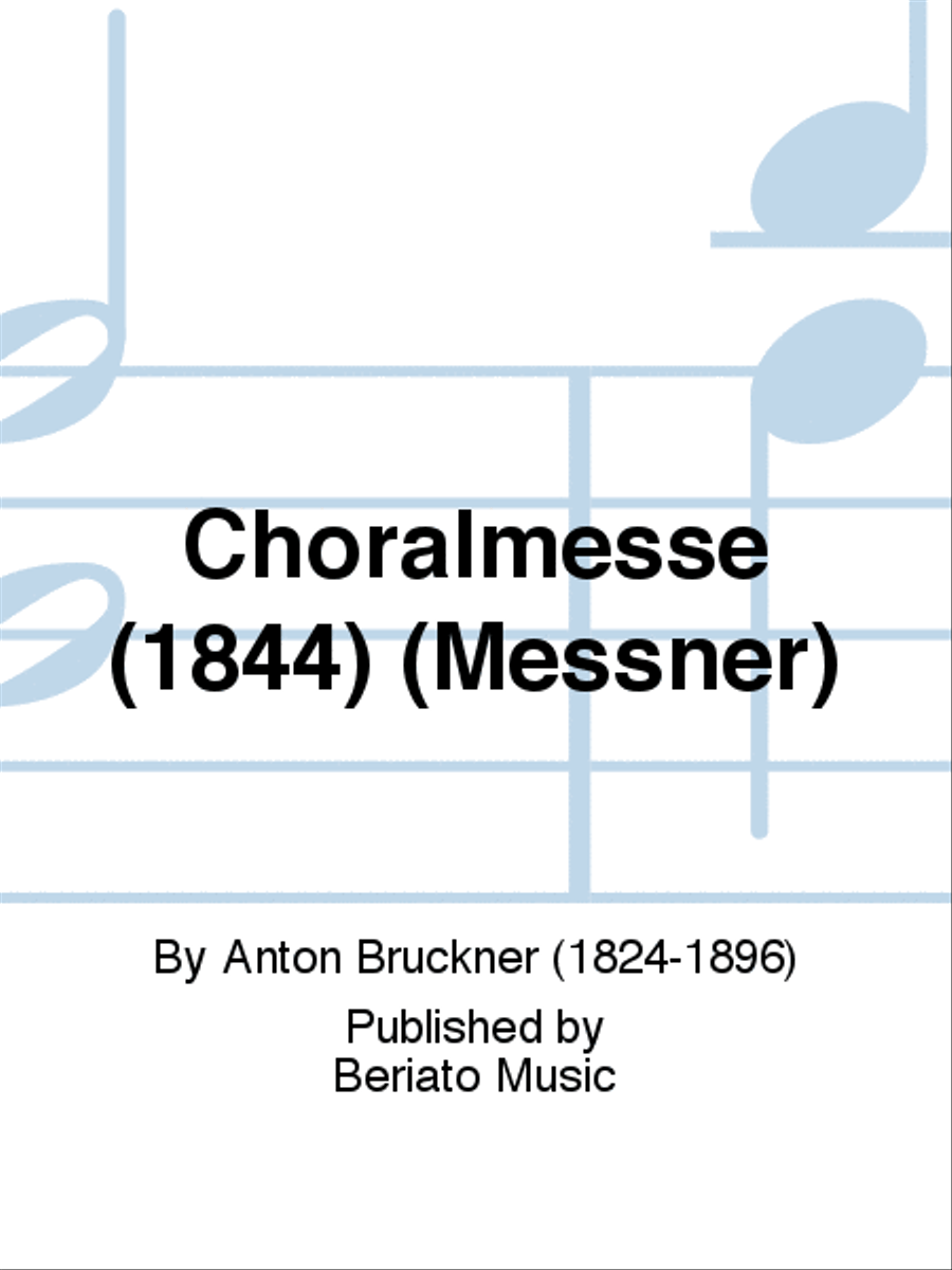 Choralmesse (1844) (Messner) Choir scores gallery preview page 1