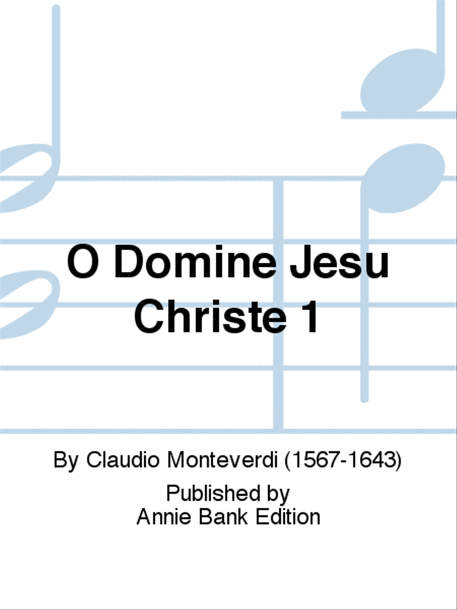 O Domine Jesu Christe 1 SSA scores gallery preview page 1